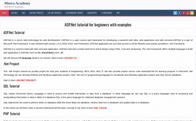meeraacademy.com screenshot
