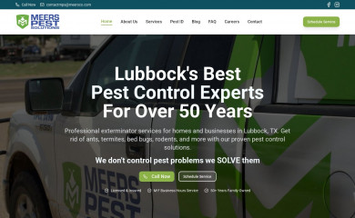 meerspestsolutions.com screenshot