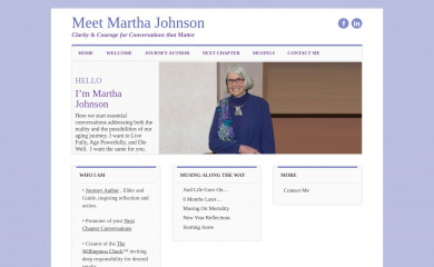 meetmarthajohnson.com screenshot