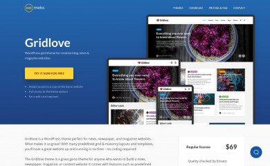 Gridlove | Shared By VestaThemes.com screenshot