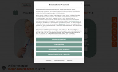 meinhausarzt.team screenshot
