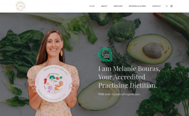 melaniebouras.com.au screenshot