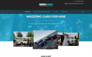 melbweddingcarhire.com.au screenshot