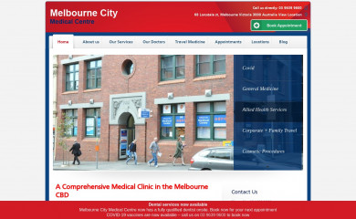 melbournecitymedical.com.au screenshot