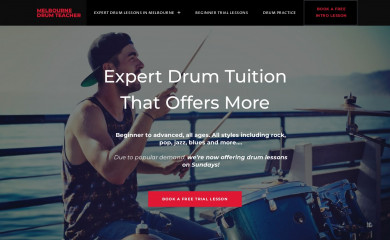 melbournedrumteacher.com.au screenshot
