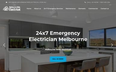 melbournewideelectrical.com.au screenshot