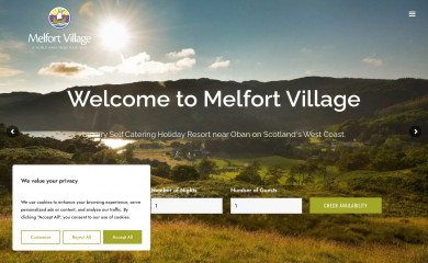 melfortvillage.co.uk screenshot