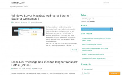 melihbozkir.com.tr screenshot