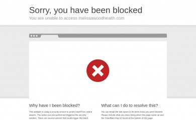 melissawoodhealth.com screenshot