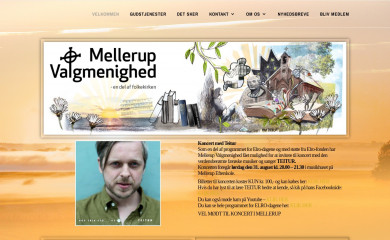 mellerupvalgmenighed.dk screenshot