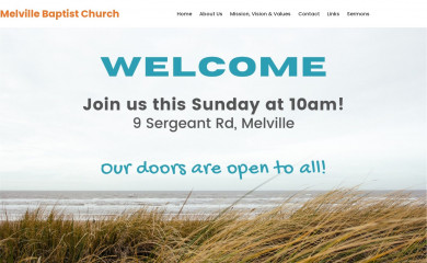 melvillebaptistchurch.org.au screenshot