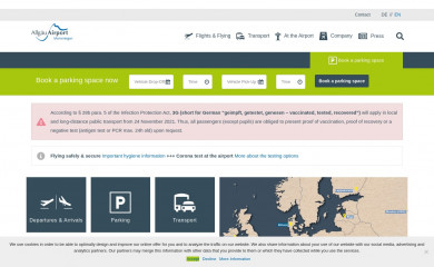 memmingen-airport.com screenshot