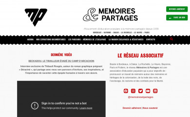 memoiresetpartages.com screenshot