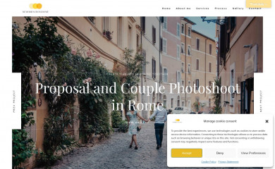 memoriesfromrome.com screenshot
