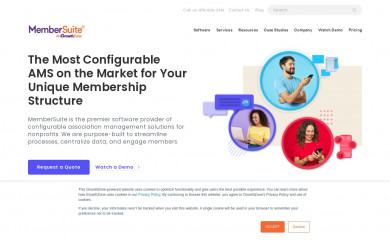 membersuite.com screenshot