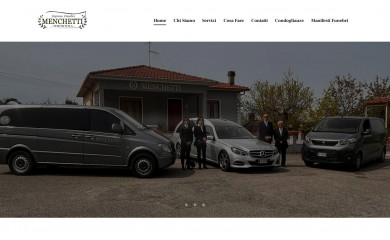 menchettionoranzefunebri.it screenshot