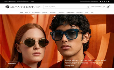 mengotticouture.com screenshot