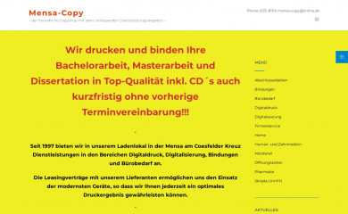 mensa-copy.de screenshot
