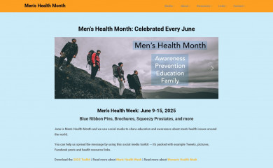 menshealthmonth.org screenshot