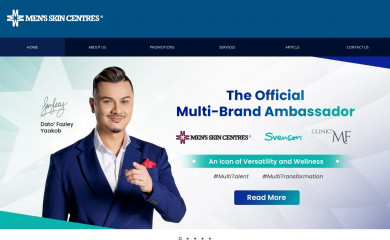 menskincentre.com.my screenshot