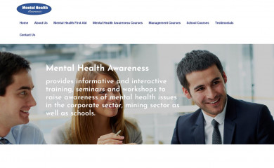 mentalhealthawareness.com.au screenshot
