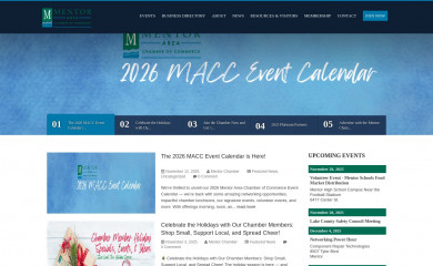 mentorchamber.org screenshot