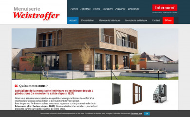 menuiserie-weistroffer.fr screenshot