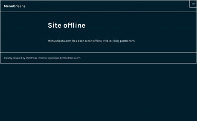 menuorleans.com screenshot