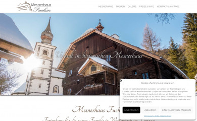 mesnerhaus-fuchsn.at screenshot