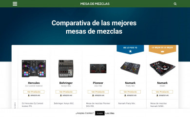 mesademezclas.net screenshot