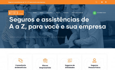 mesclaseguros.com.br screenshot