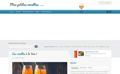 mespetitesrecettes.fr screenshot