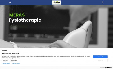 merasfysiotherapie.nl screenshot