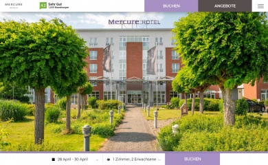 mercure-hotel-kamen.de screenshot