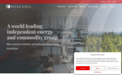 mercuria.com screenshot
