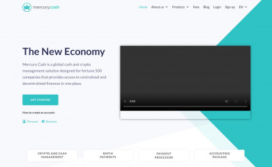 mercury.cash screenshot