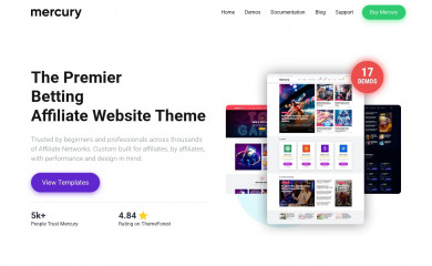 https://mercurytheme.com/ screenshot