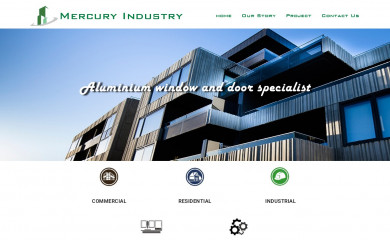 mercuryindustry.com.au screenshot
