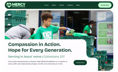 mercyworldwide.org screenshot