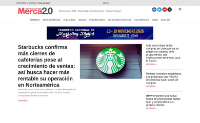 merca20.com screenshot