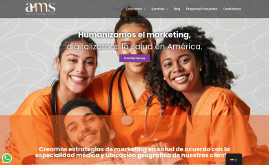 mercadeosalud.com screenshot