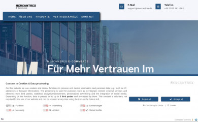mercantrex.de screenshot