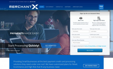 merchantx.com screenshot