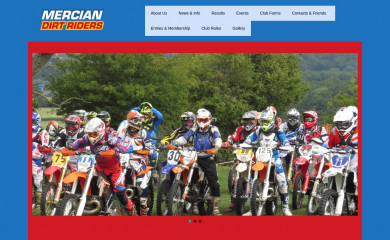 merciandirtriders.com screenshot