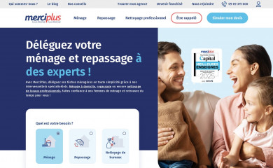 merciplus.fr screenshot