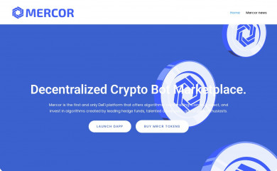 https://mercor.finance screenshot