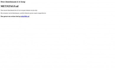 metatags.nl screenshot