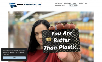 metal-creditcard.com screenshot