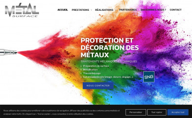 metal-surface.com screenshot