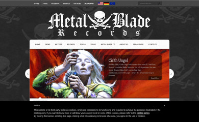 http://metalblade.com screenshot